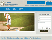 Tablet Screenshot of floridabusinessbroker.com